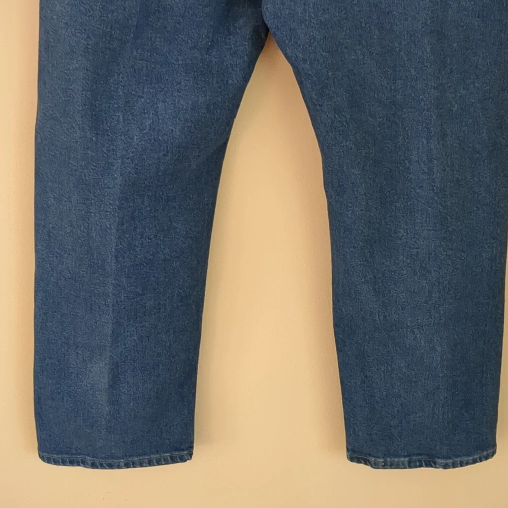 38x30 Wrangler Blue Denim Rugged Workwear Jeans Quality Basic Casual